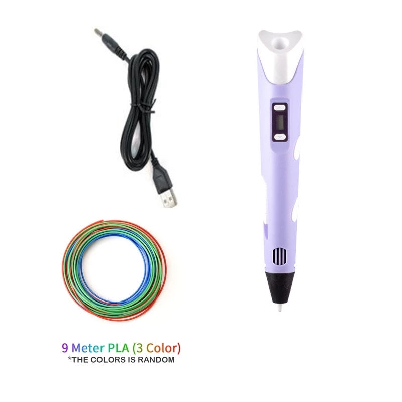 Caneta 3D Impressora Infantil e Adulto - Seguro para Crianças - FRETE GRÁTIS
