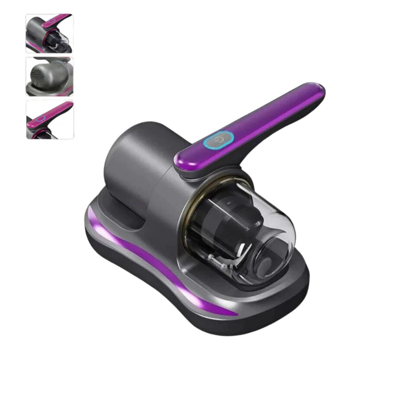Removedor De Ácaros Portátil Elétrico Aspirador Esterilização De Estofados UV Sem Fio - FRETE GRÁTIS