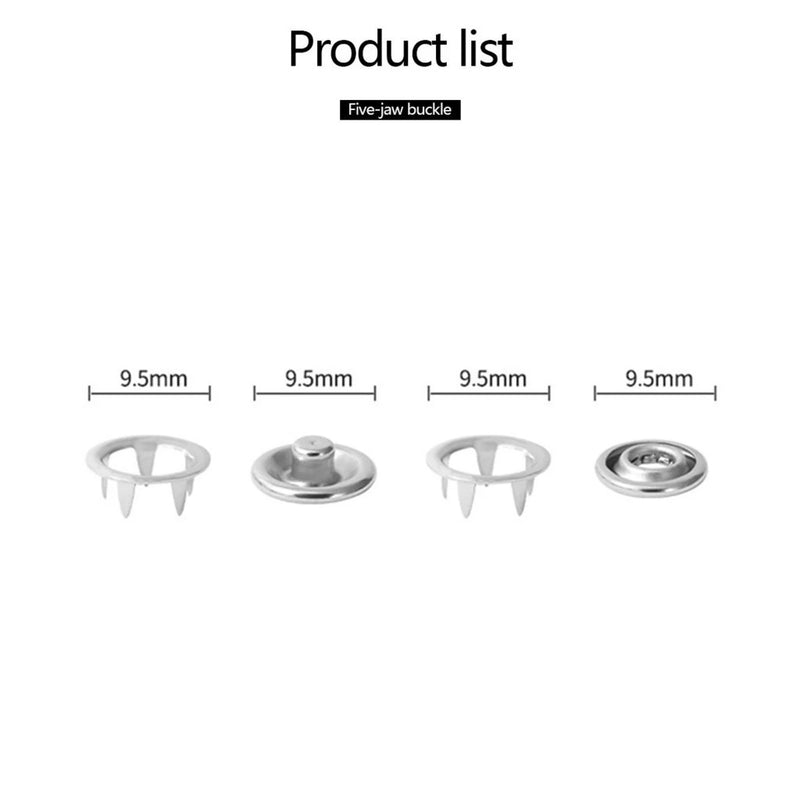 Alicate Aplicador Para Botao De Metal De Pressao -  Roupa Bebe com 150 botões - FRETE GRÁTIS