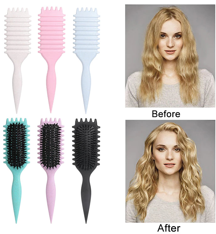 Escova Modeladora para Cabelos Cacheados e Ondulados - FRETE GRÁTIS